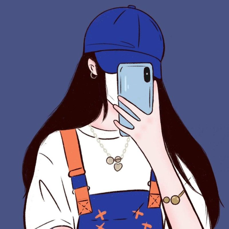 ảnh anime nữ che mặt 24