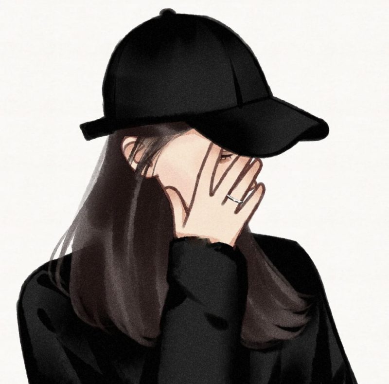 ảnh anime nữ che mặt 27