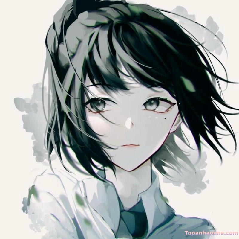 ảnh anime nữ tóc ngắn 17