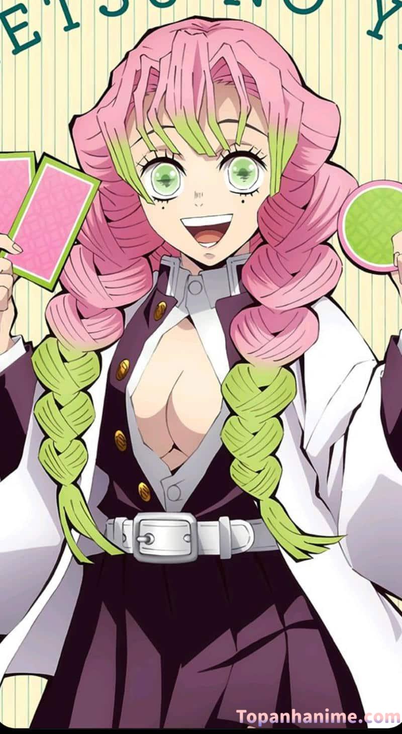 ảnh Mitsuri anime xinh đẹp 1