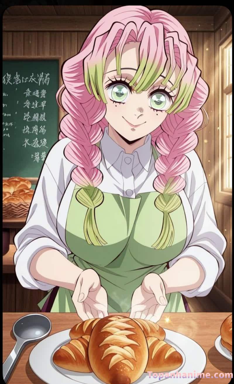 ảnh Mitsuri anime xinh đẹp 4