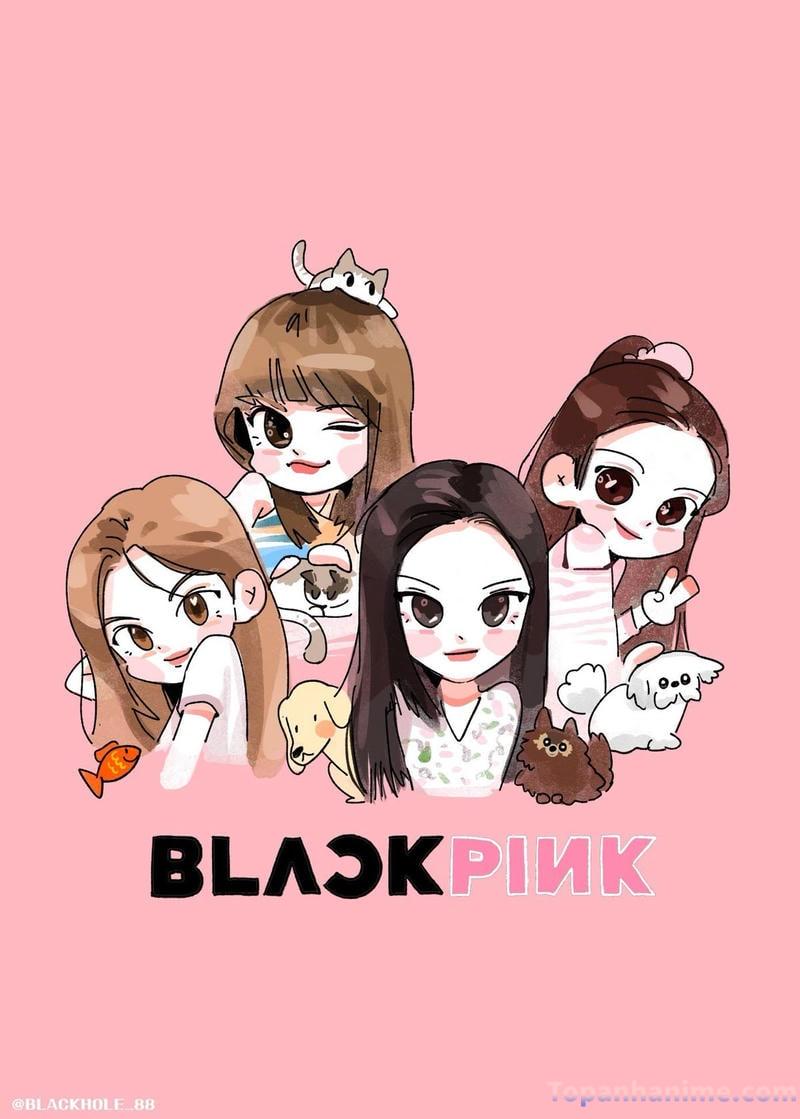 ảnh Blackpink chibi 2