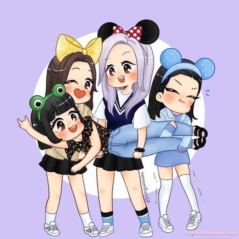 ảnh Blackpink chibi 9