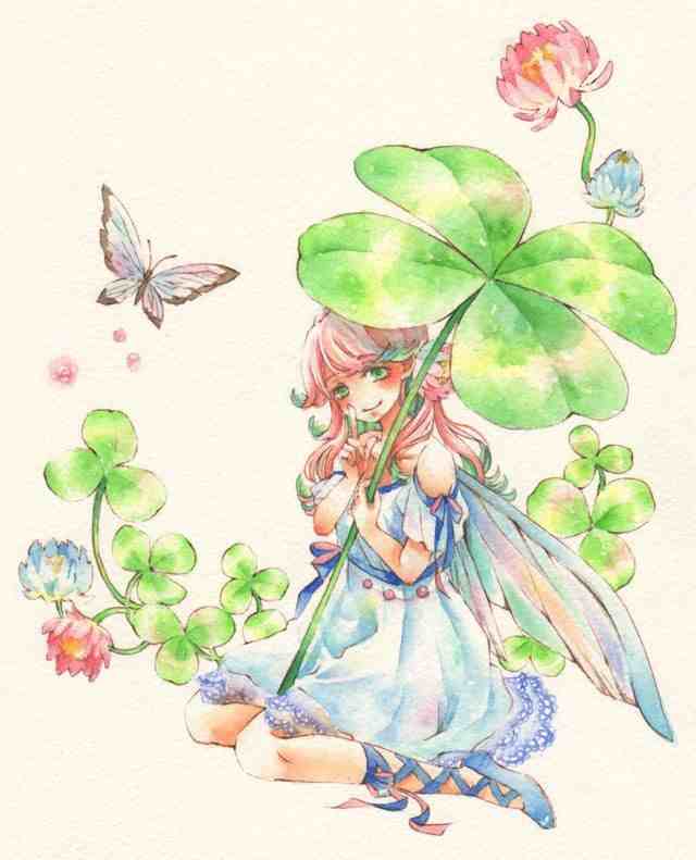 Ảnh cỏ 4 lá may mắn đẹp 18