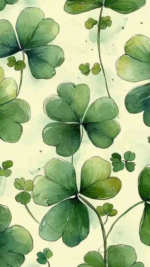 Ảnh cỏ 4 lá may mắn đẹp 5