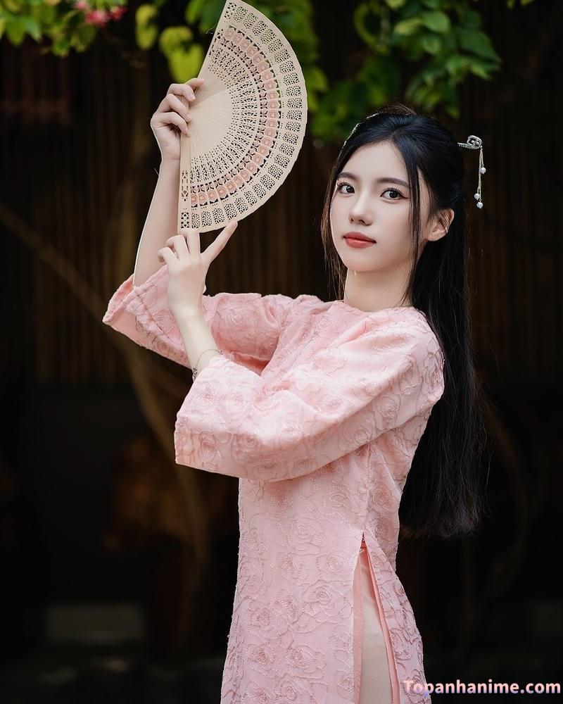 ảnh gái mặc áo dài 44