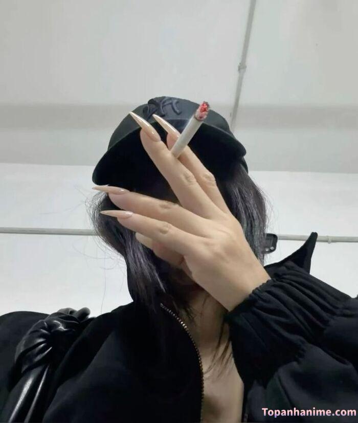 ảnh con gái hút thuốc 22