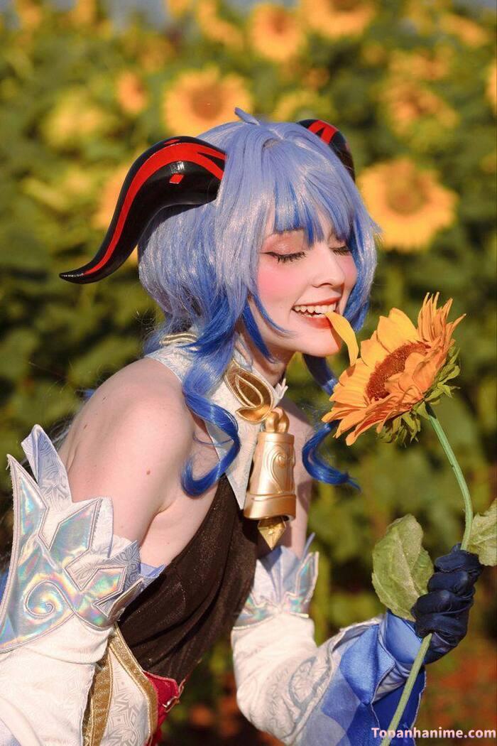 ảnh cosplay Ganyu 2