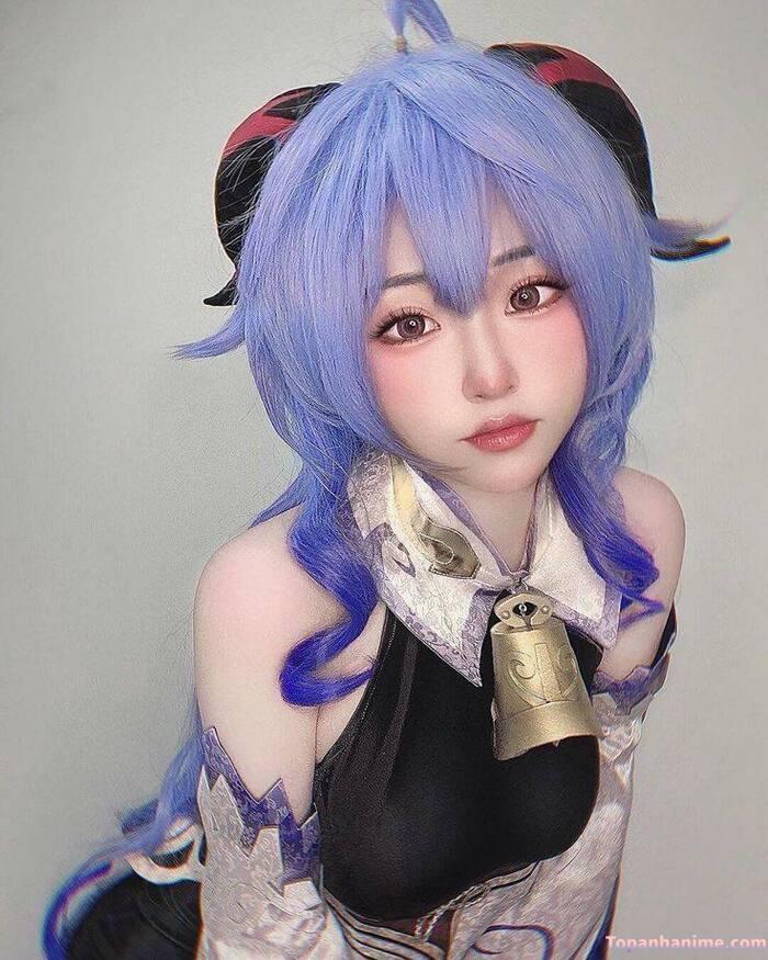 ảnh cosplay Ganyu 8