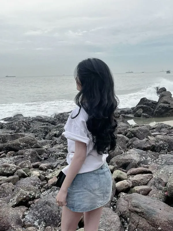 Ảnh Gái Đi Biển Che Mặt 66