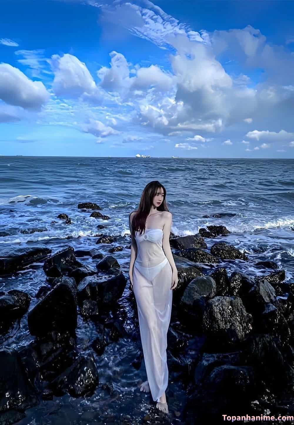 ảnh gái đi biển 3