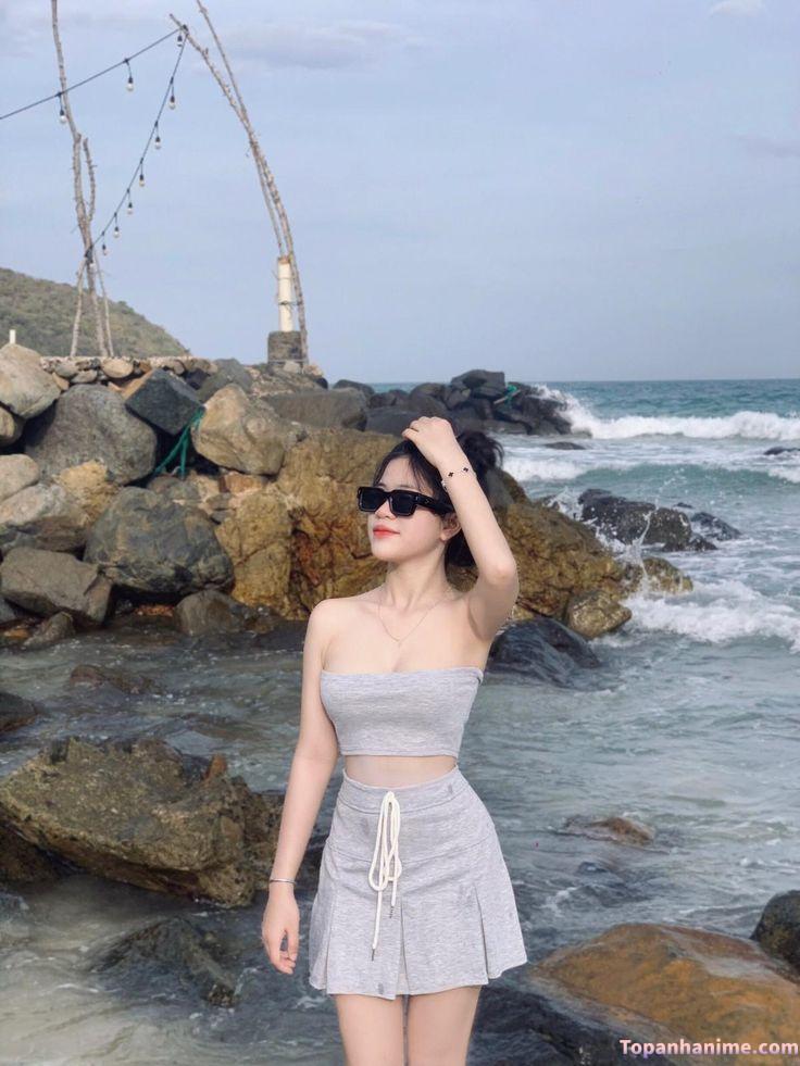 ảnh gái đi biển 8