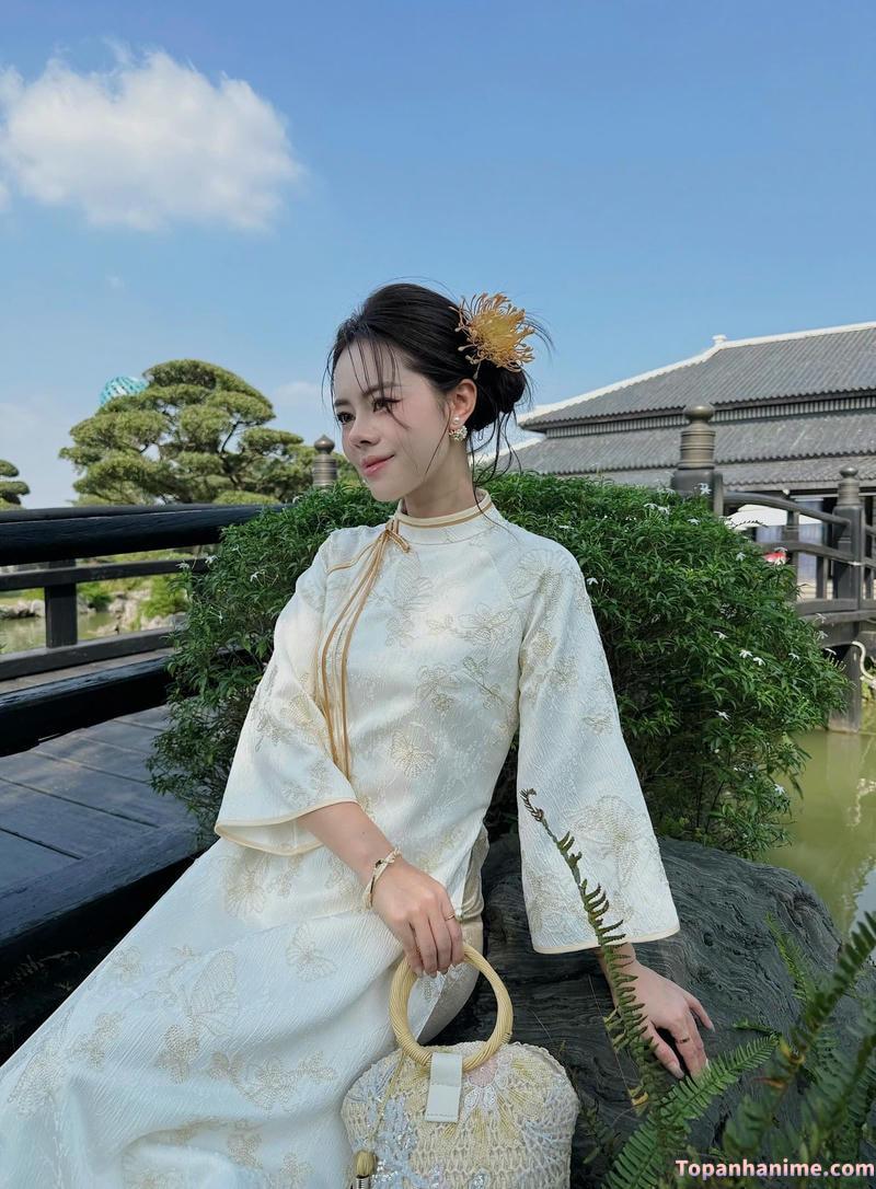 ảnh gái mặc áo dài 36