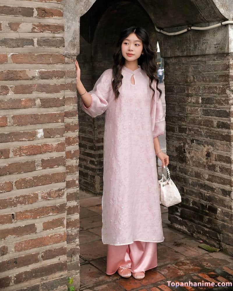 ảnh gái mặc áo dài 46