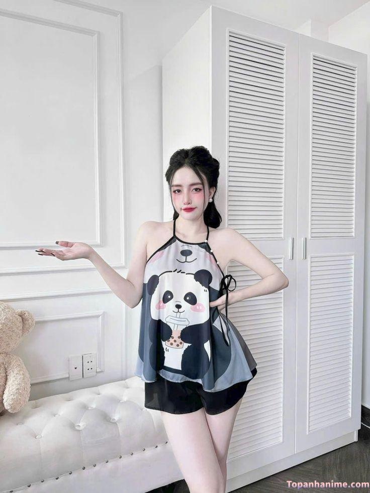 ảnh gái mặc đồ ngủ 4