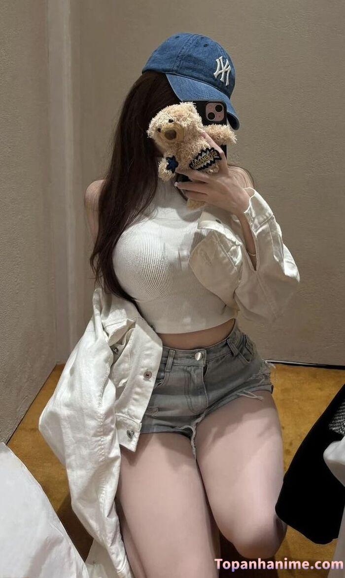 Ảnh gái xinh che mặt bằng điện thoại 47