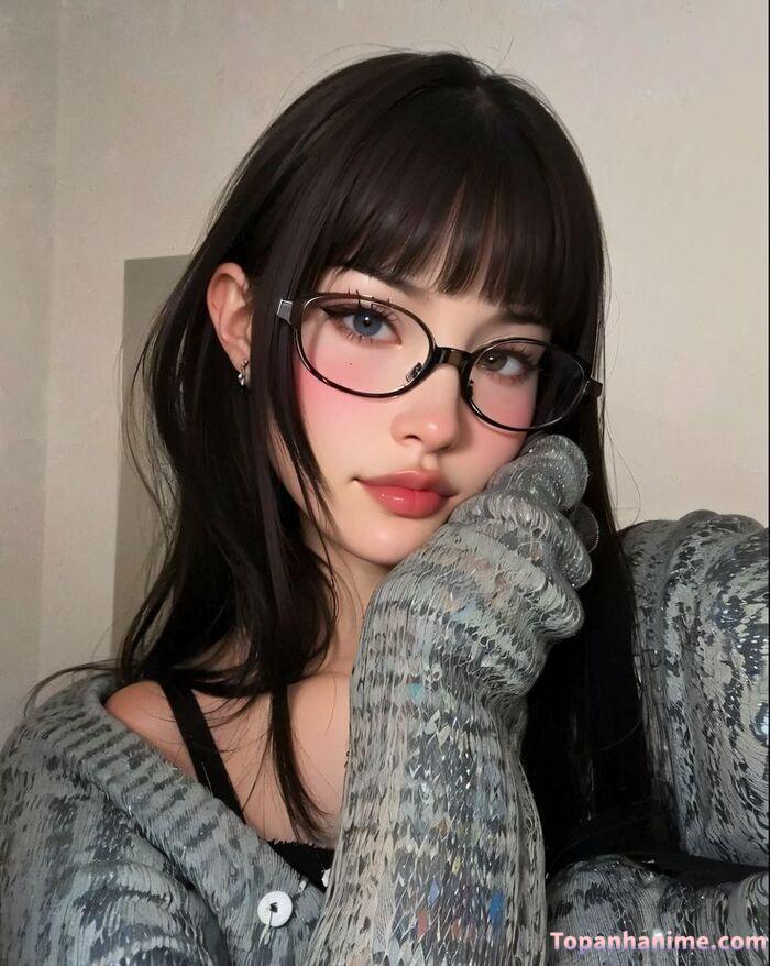 Ảnh gái xinh đeo kính 34