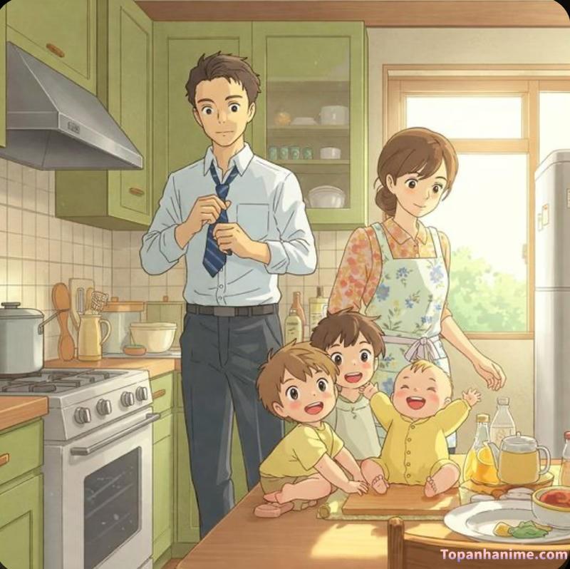 ảnh gia đình anime 22