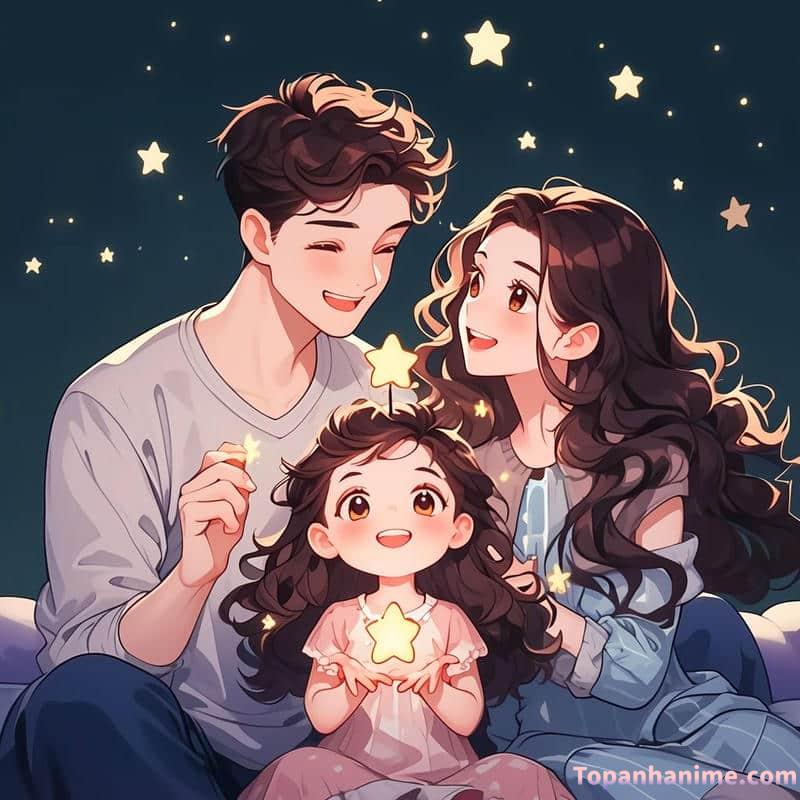 ảnh gia đình chibi 11