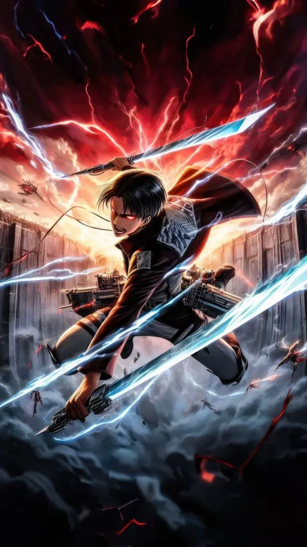 Ảnh Hình Nền Levi Ackerman ngầu 40