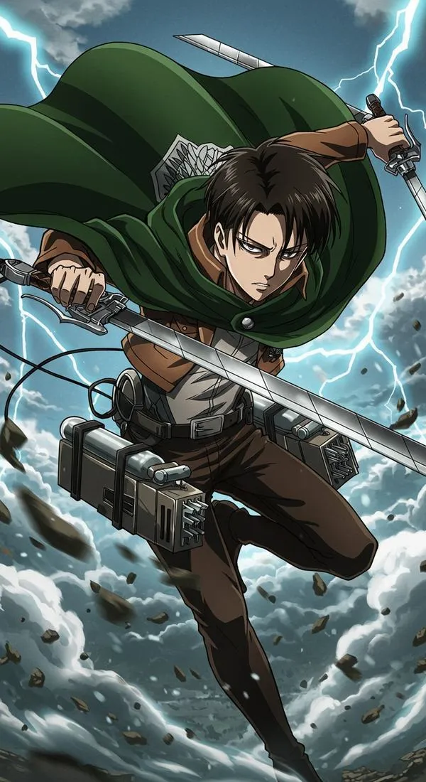 Ảnh Hình Nền Levi Ackerman ngầu 24