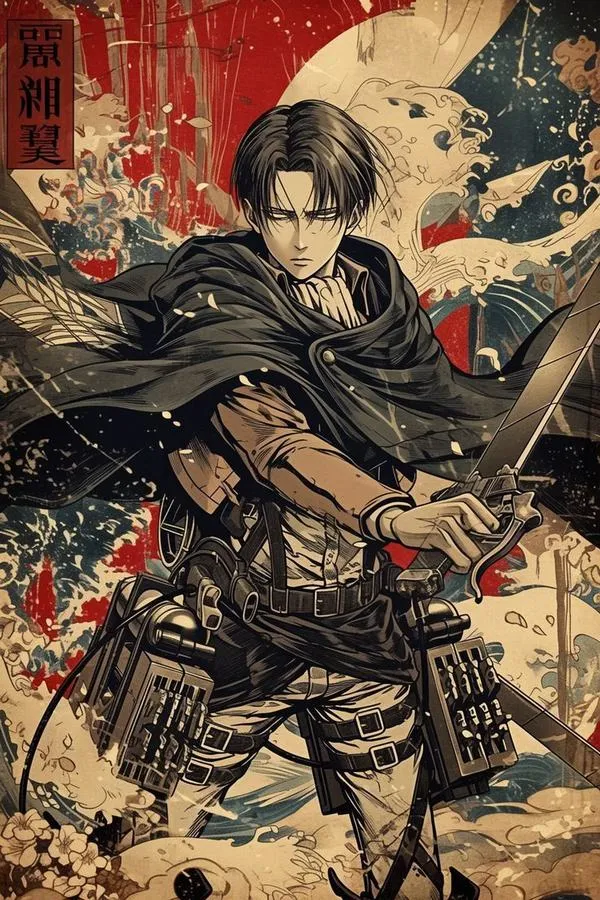Ảnh Hình Nền Levi Ackerman ngầu 2