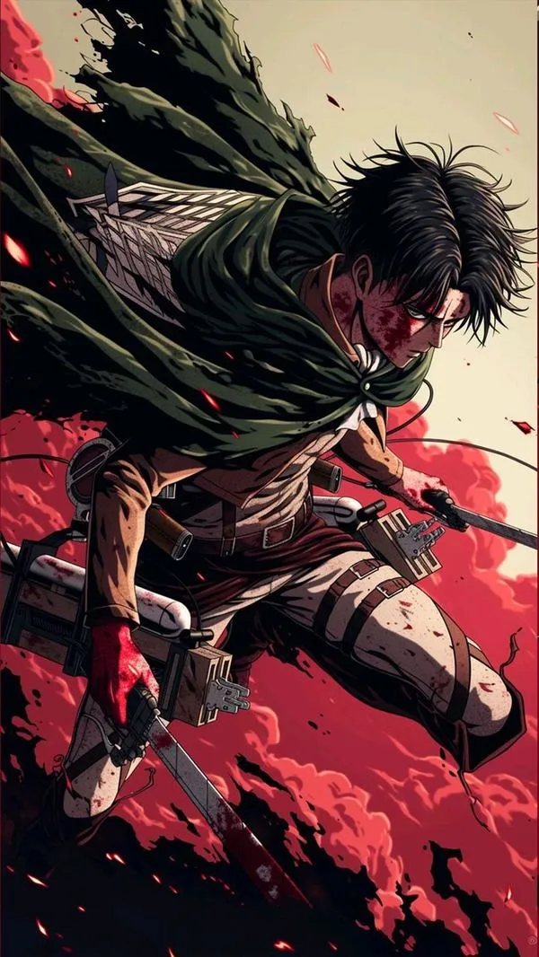 Ảnh Hình Nền Levi Ackerman ngầu 29