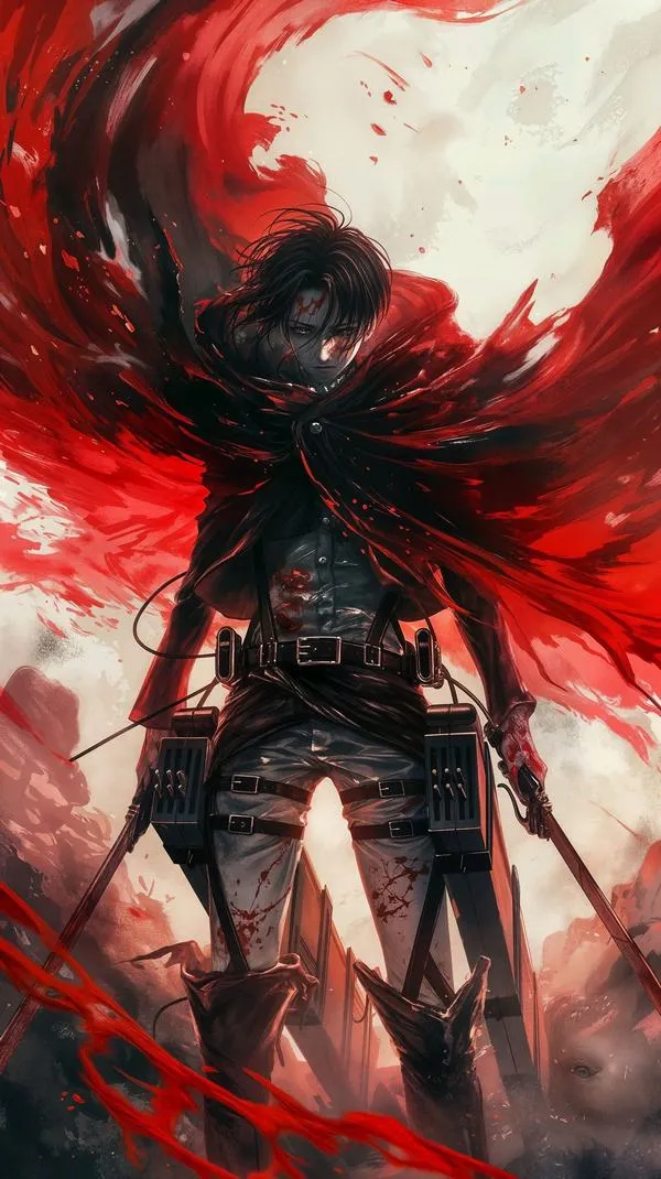 Ảnh Hình Nền Levi Ackerman ngầu 31