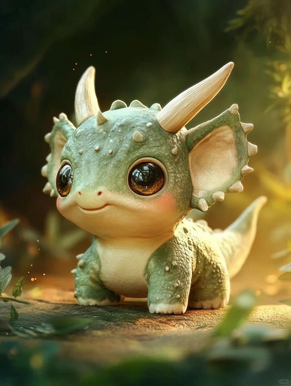 ảnh khủng long cute 17