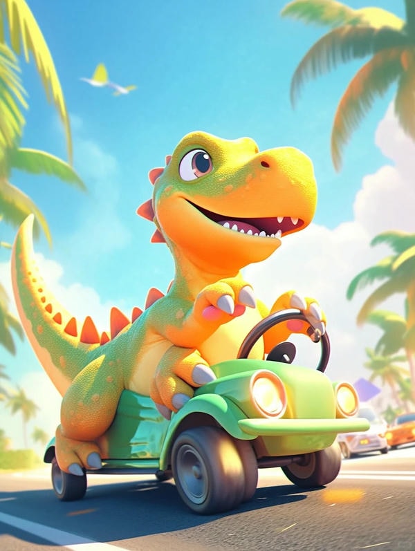 ảnh khủng long cute 21