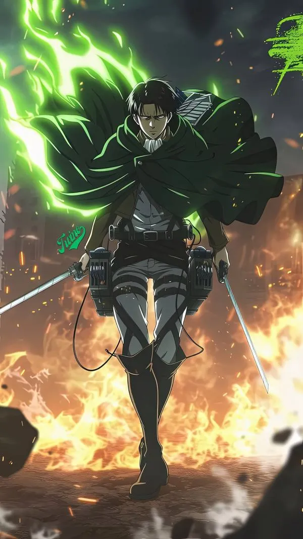 Ảnh Hình Nền Levi Ackerman ngầu 49