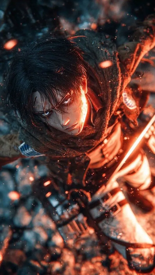 Ảnh Hình Nền Levi Ackerman ngầu 44