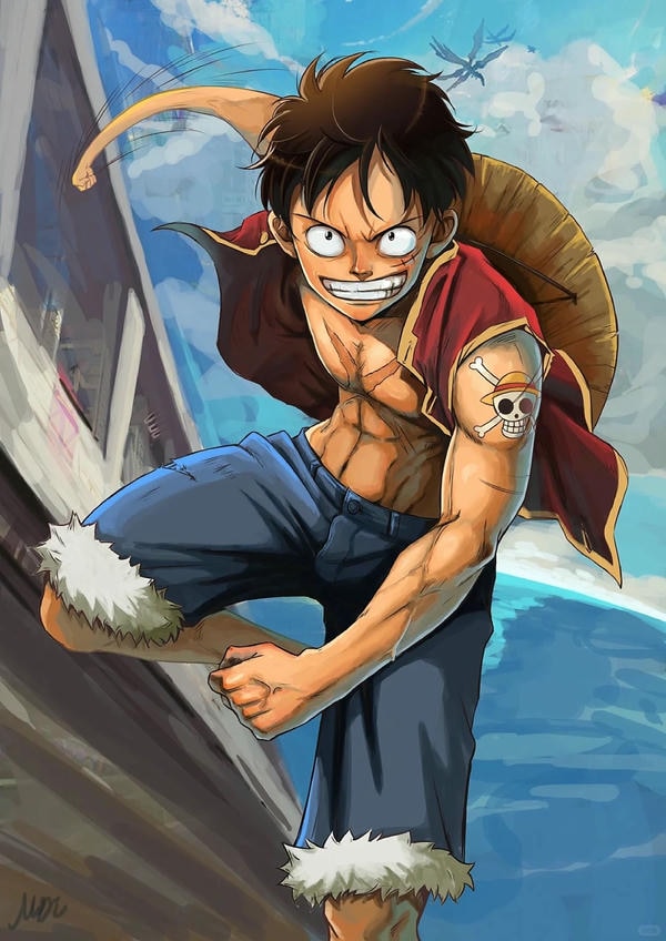 Luffy cười 30