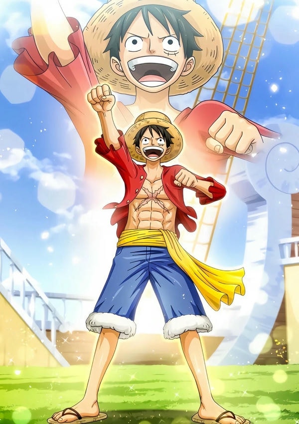 Luffy cười 33