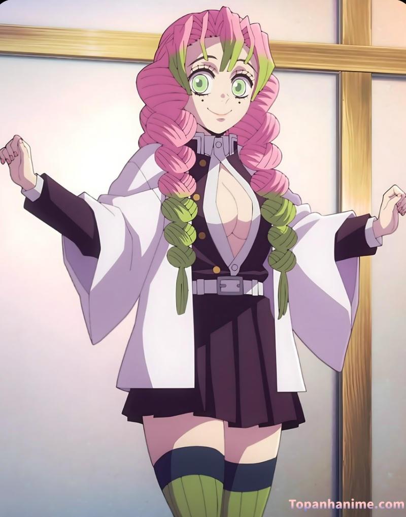 ảnh Mitsuri anime xinh đẹp 14