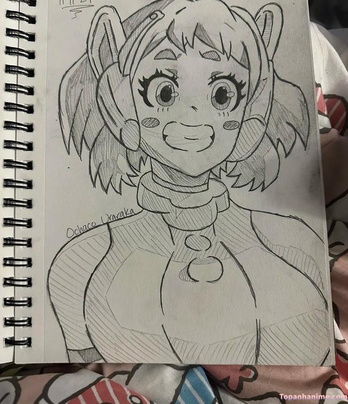 Mẫu ảnh Ochaco Uraraka 2