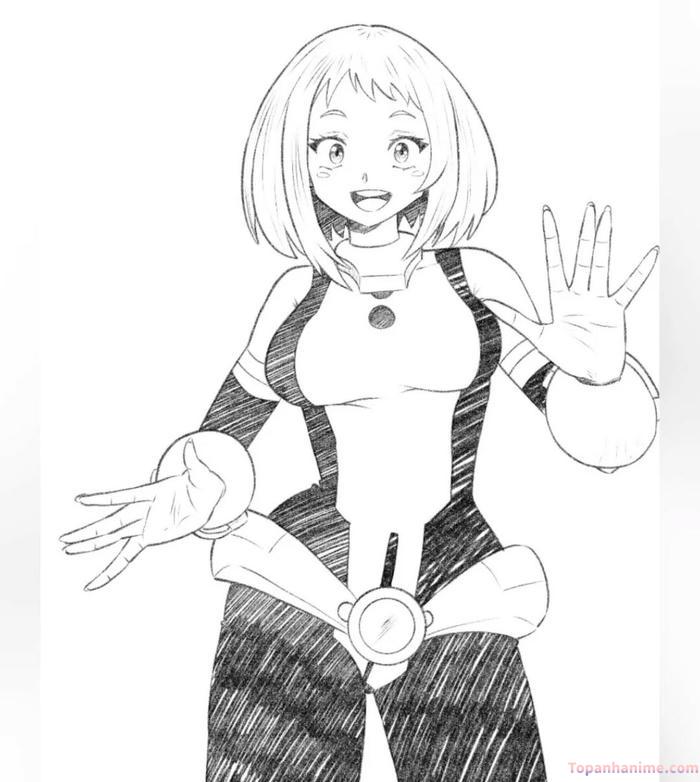 Mẫu ảnh Ochaco Uraraka 5