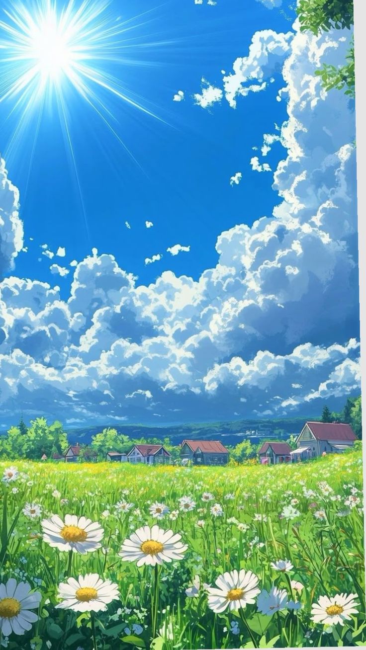 ảnh phong cảnh anime đẹp chill 1