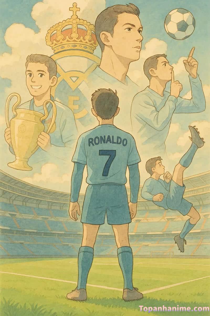 ảnh Ronaldo anime 1