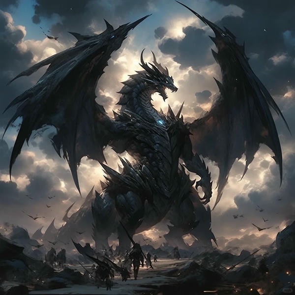 ảnh rồng đen ngầu 19