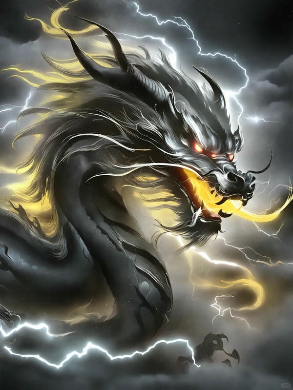 ảnh rồng đen ngầu 7