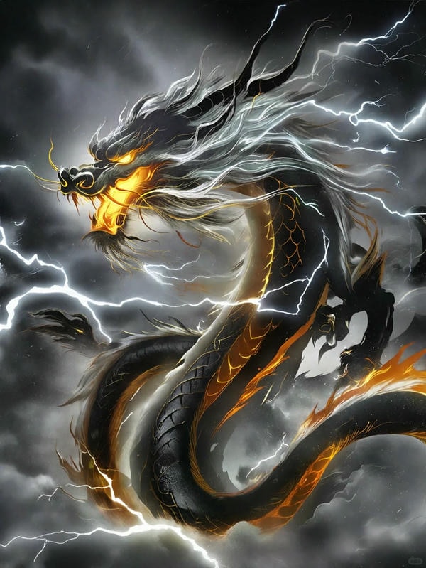 ảnh rồng đen ngầu 5