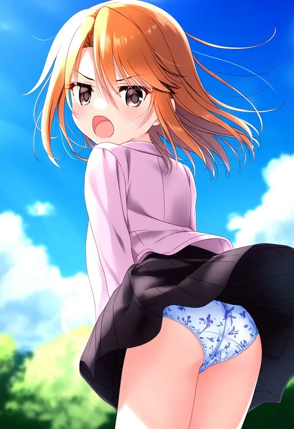 Ảnh tốc váy anime 2