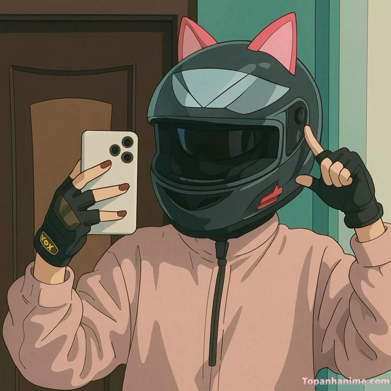 ảnh anime che mặt 8