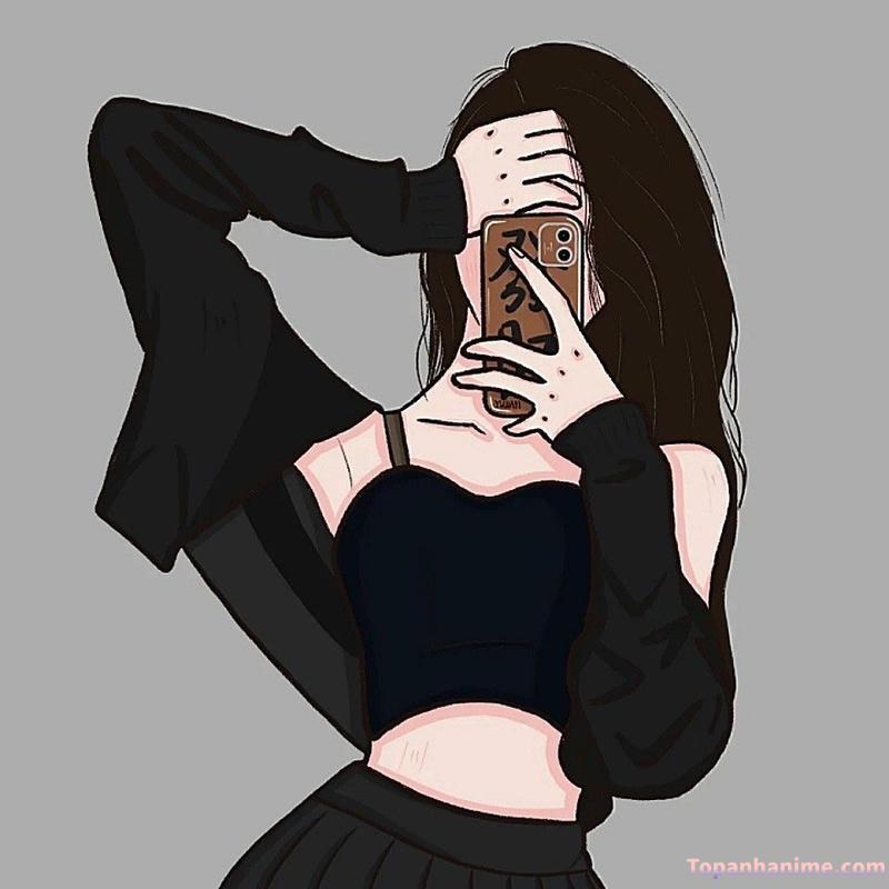 ảnh anime che mặt 12