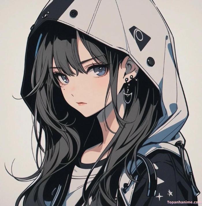 Ảnh anime girl lạnh lùng cá tính 6