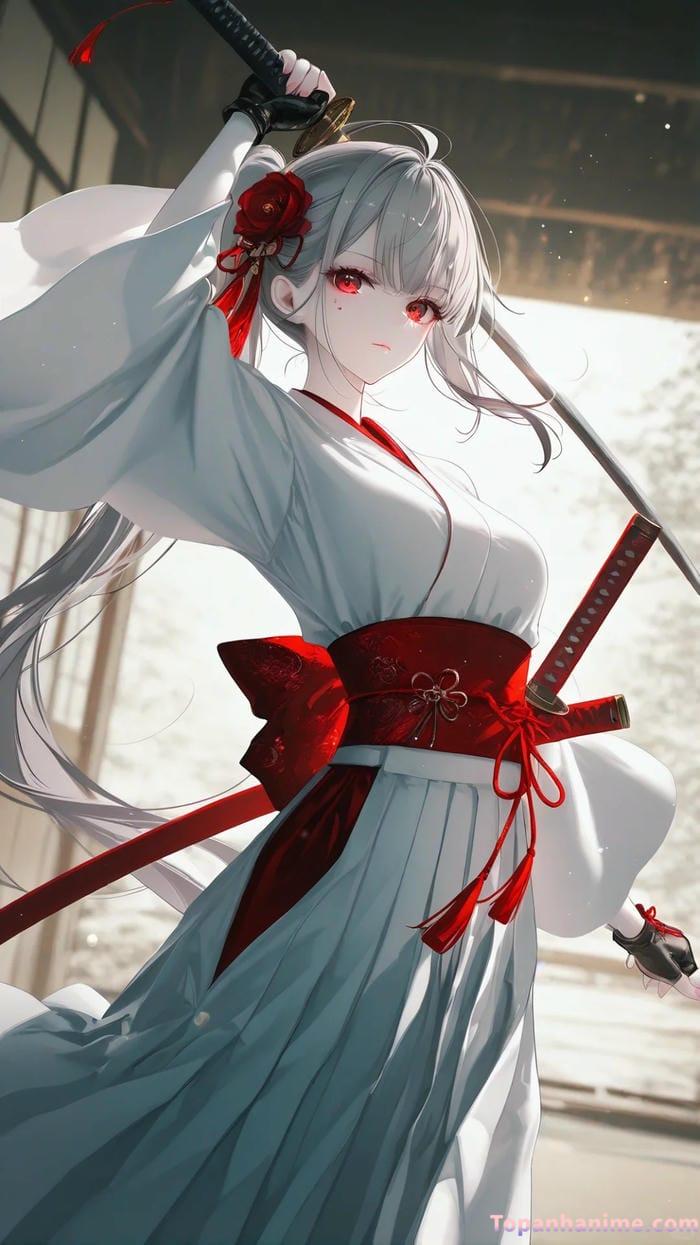 Ảnh anime girl lạnh lùng cá tính 7