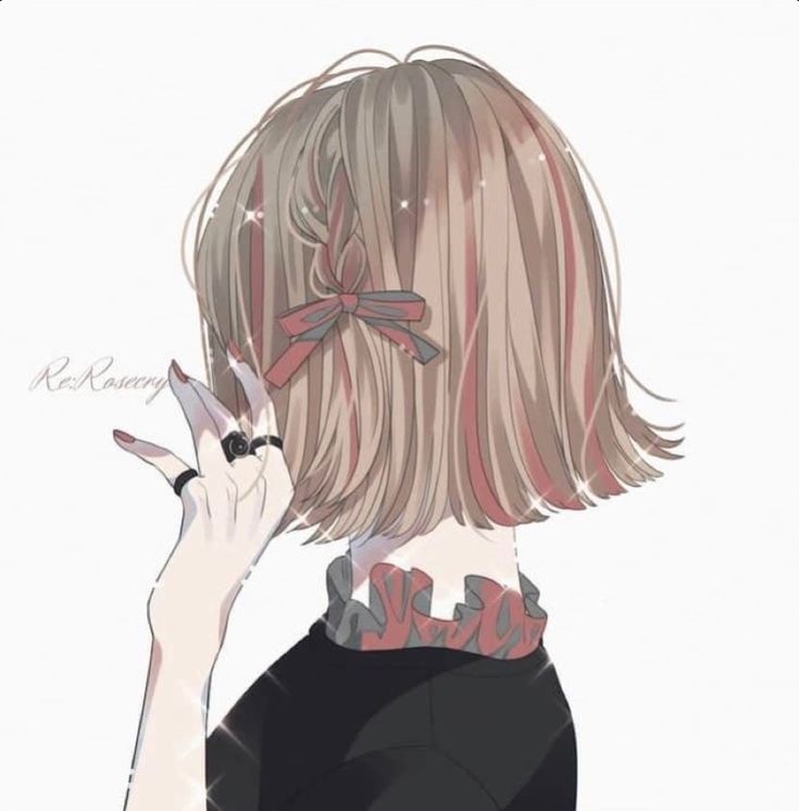 Anime Girl Tóc Ngắn 8