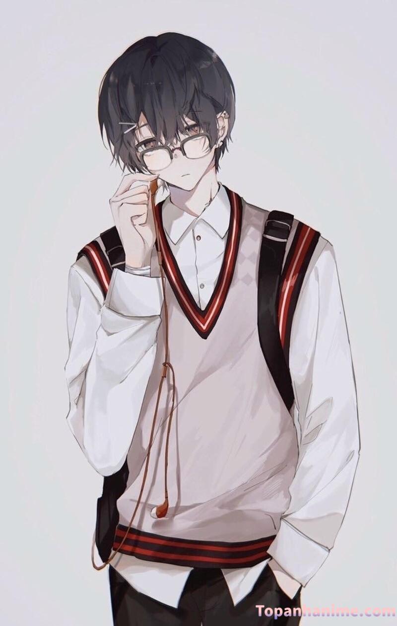 ảnh anime nam học sinh 26