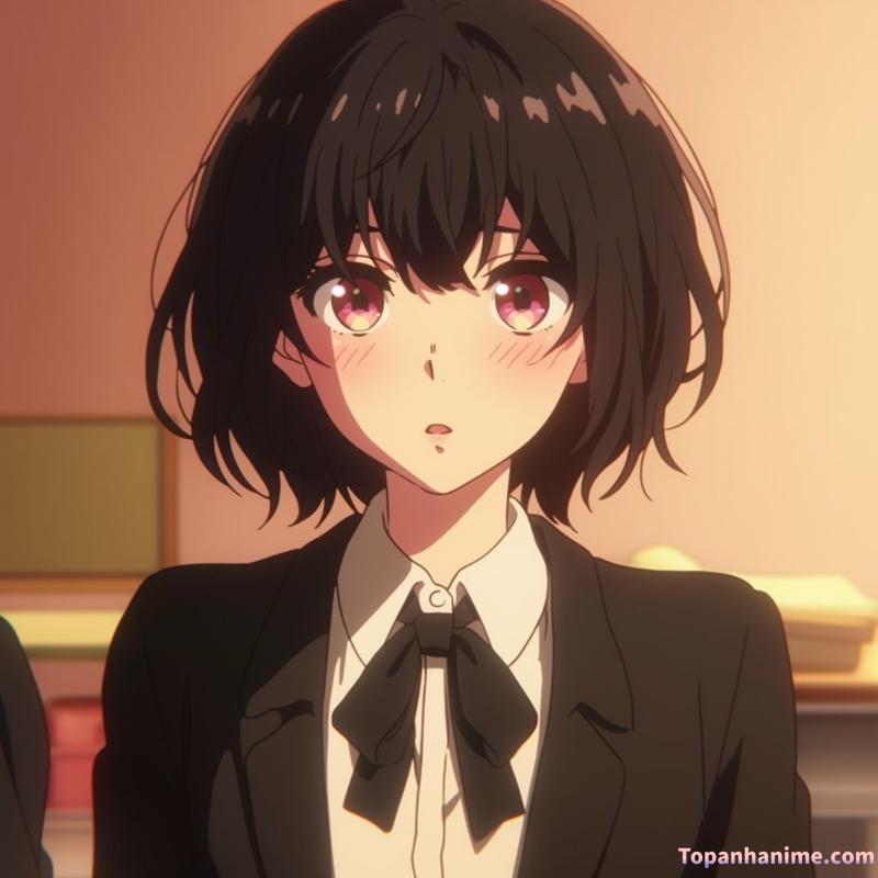 ảnh anime nữ tóc ngắn 22